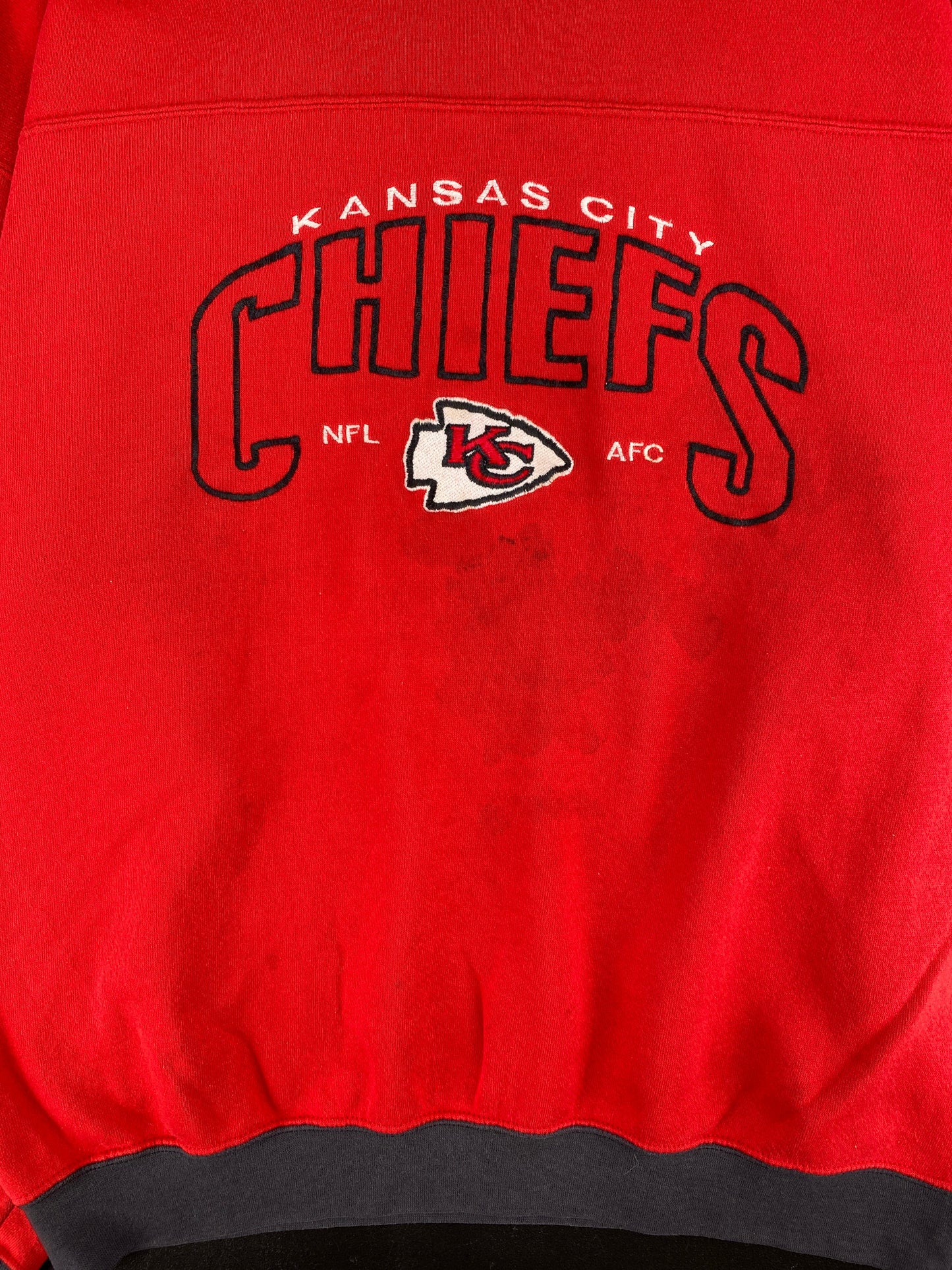 90's KANSAS CITY CHIEFS Size L Vintage NFL Sweat-Shirt / F5409S
