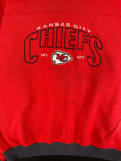 90's KANSAS CITY CHIEFS Size L Vintage NFL Sweat-Shirt / F5409S