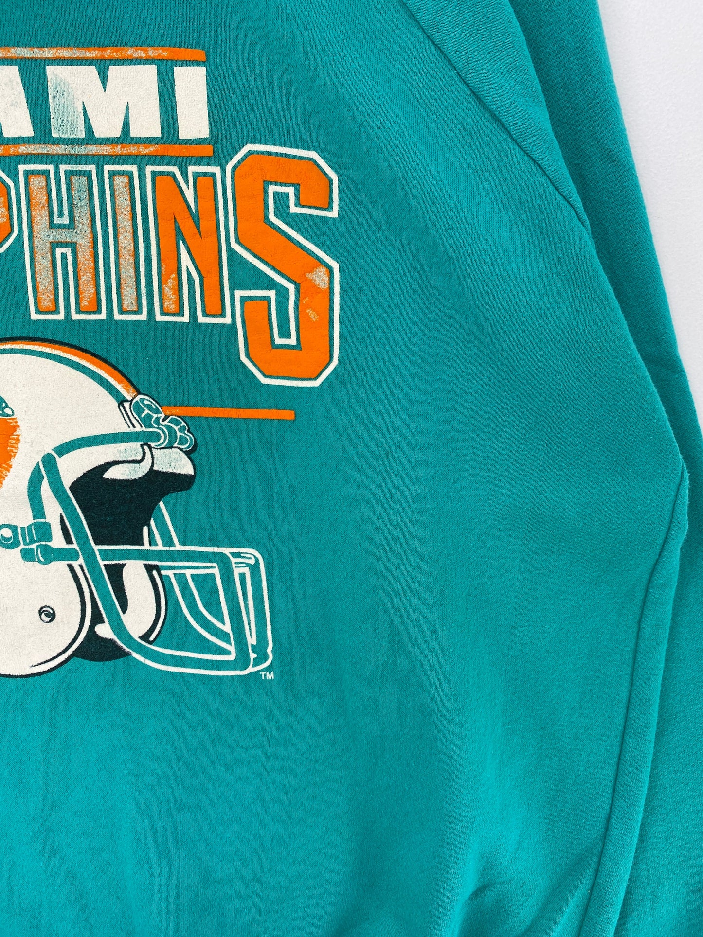 90's MIAMI DOLPHINS Made in USA Size XL Vintage NFL Sweat-Shirt / F5410S