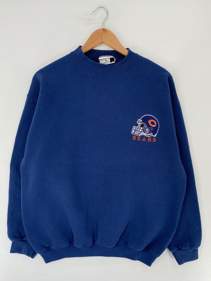90's CHICAGO BEARS Size L Vintage NFL Sweat-Shirt / E8662S