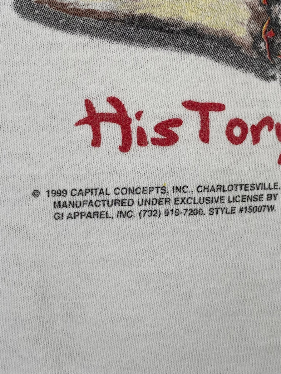 1999 WHAT I REALLY LEARNED IN SCHOOL Size No Tag (Approx. XL) Vintage T-shirt / E8695T