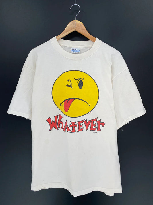 1996 WHATEVER Size XL Vintage T-shirts / E8697T
