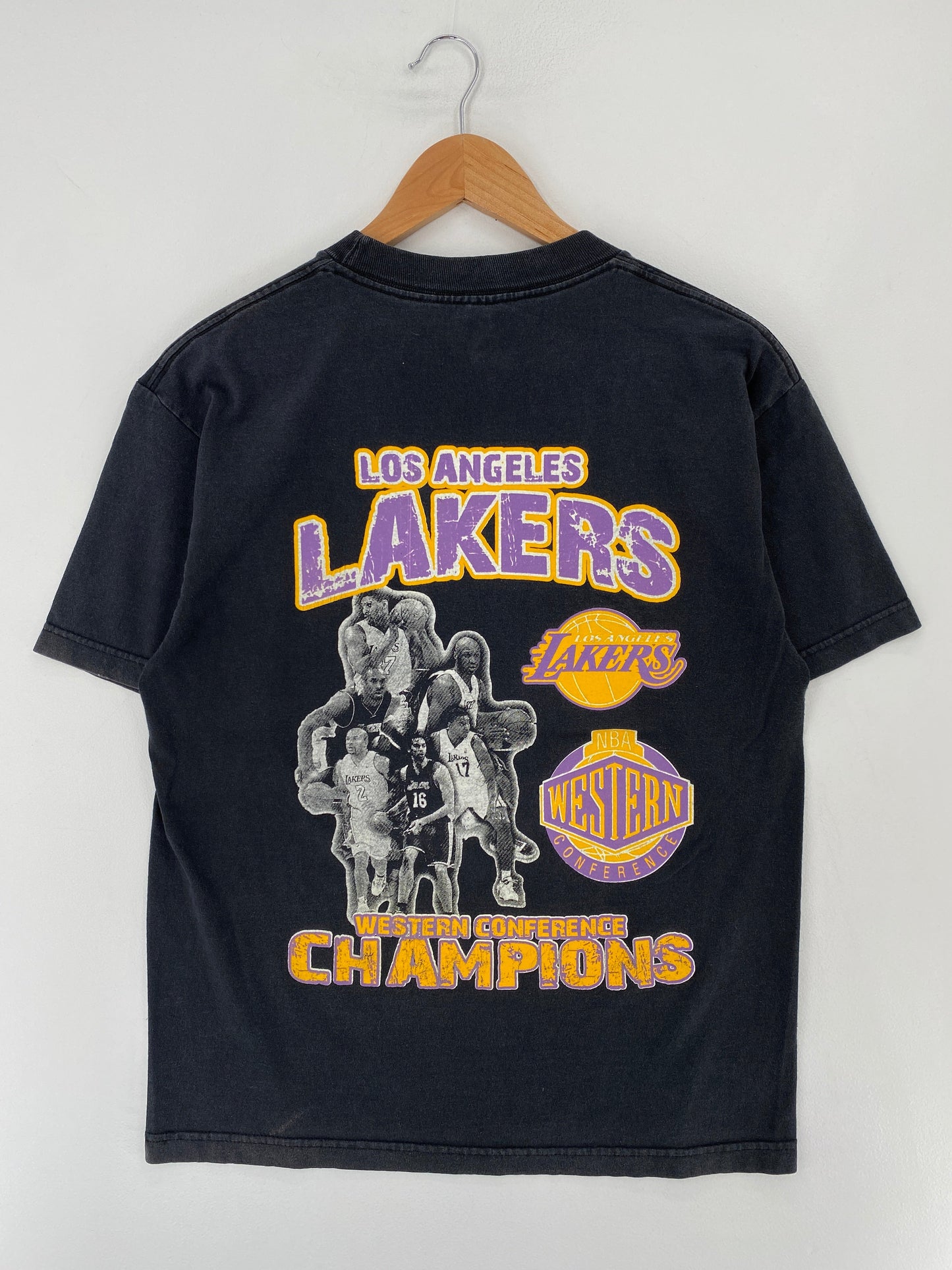2010 LOS ANGELES LAKERS Size M Vintage NBA T-Shirt / F1082T