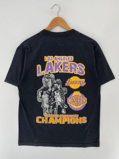 2010 LOS ANGELES LAKERS Size M Vintage NBA T-Shirt / F1082T