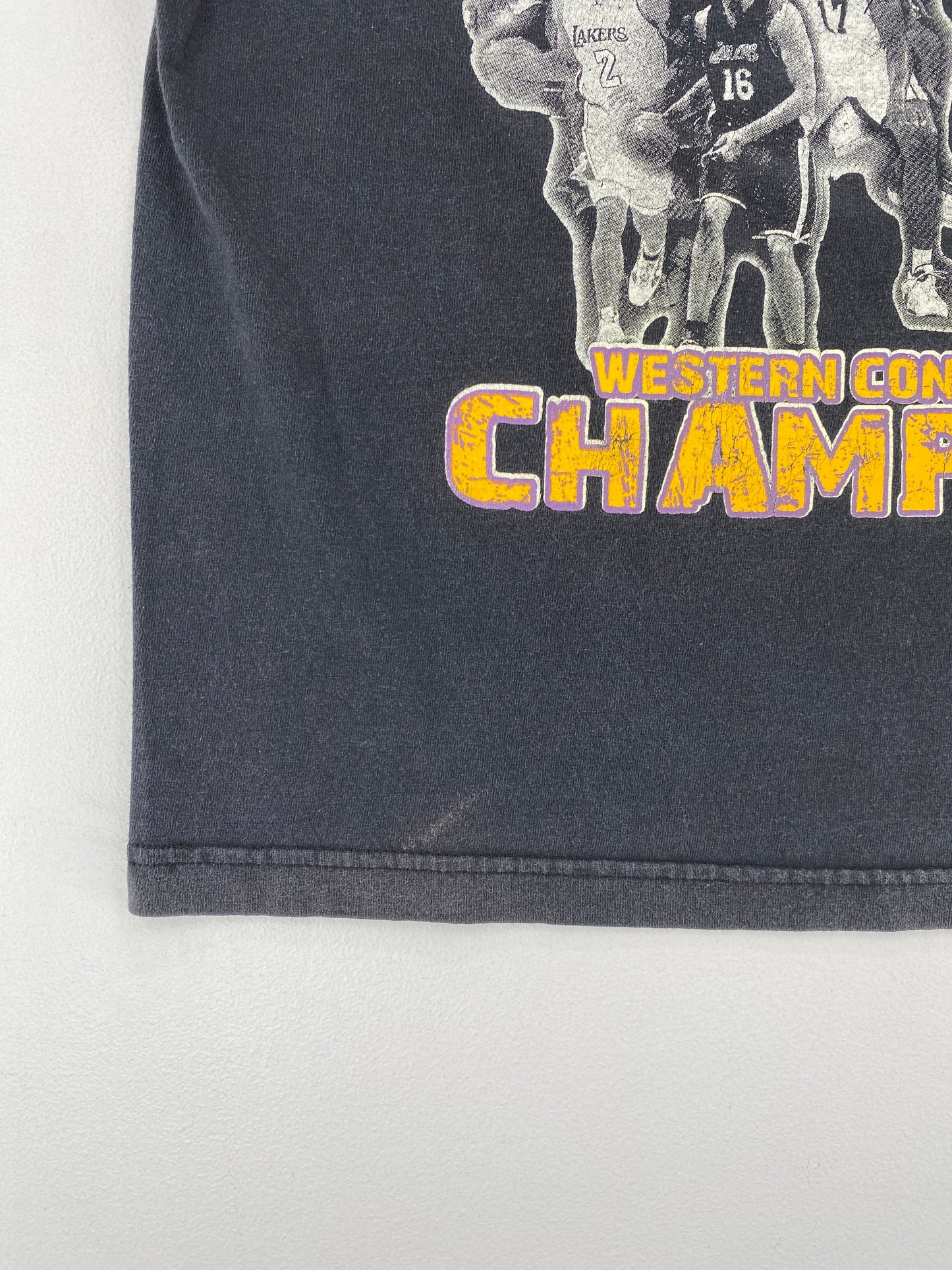 2010 LOS ANGELES LAKERS Size M Vintage NBA T-Shirt / F1082T