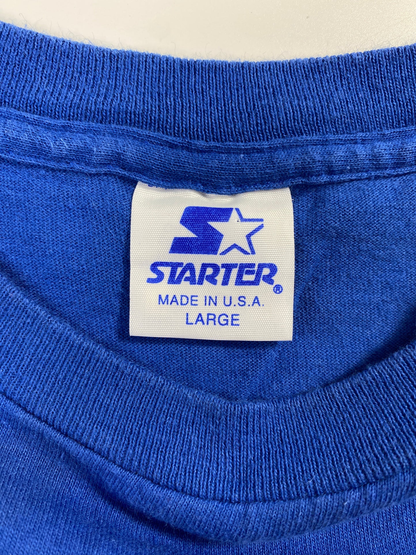 90's STARTER X KANSAS JAYHAWKS Made in USA Size L Vintage College T-Shirt / F9262T