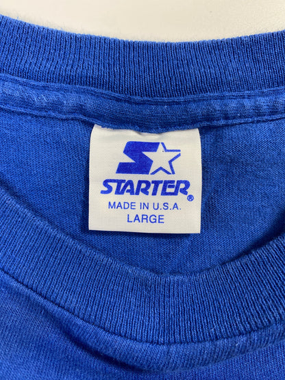 90's STARTER X KANSAS JAYHAWKS Made in USA Size L Vintage College T-Shirt / F9262T