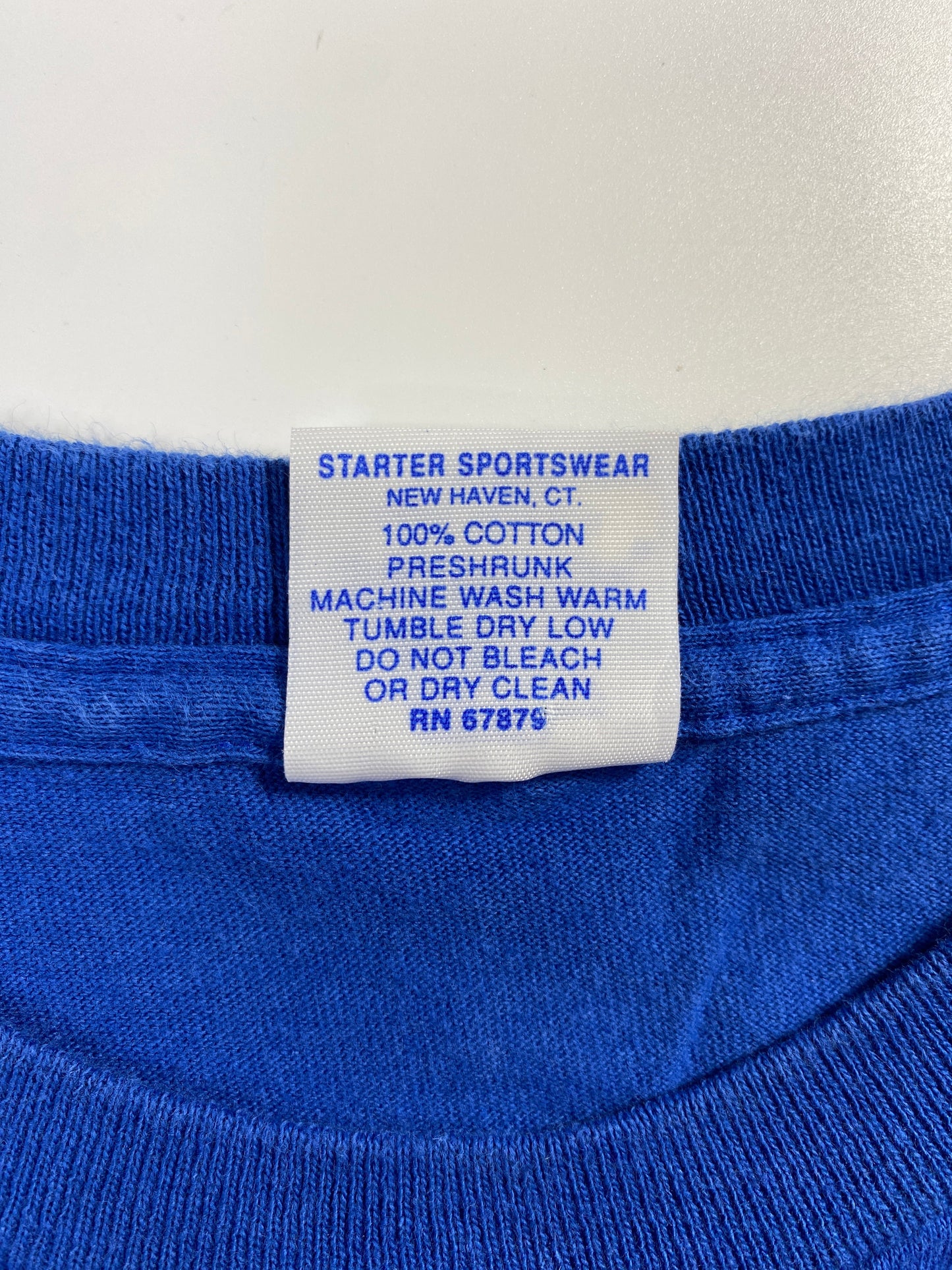 90's STARTER X KANSAS JAYHAWKS Made in USA Size L Vintage College T-Shirt / F9262T