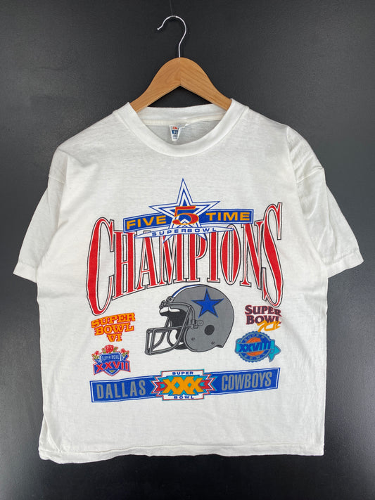 90's DALLAS COWBOYS Size L Vintage NFL T-Shirt / E8706T