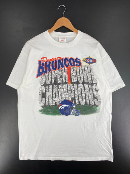 90's DENVER BRONCOS Size XL Vintage NFL T-Shirt / E8708T