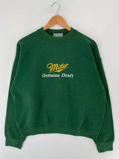 90's MILLER GENUINE DRAFT Made in USA Size L Vintage Sweat-Shirt / E8710S