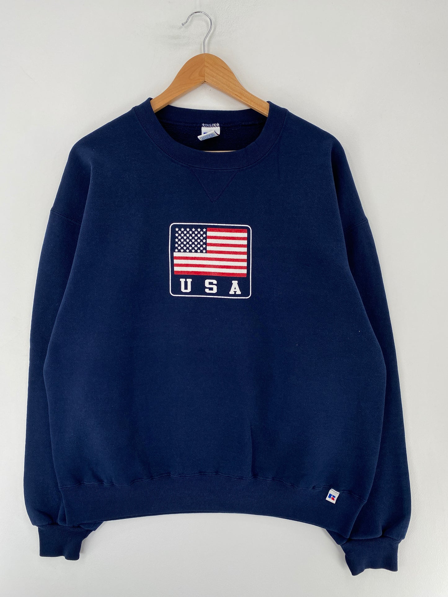 90's RUSSELL X USA Size XL Vintage Sweat-Shirt / E8712S