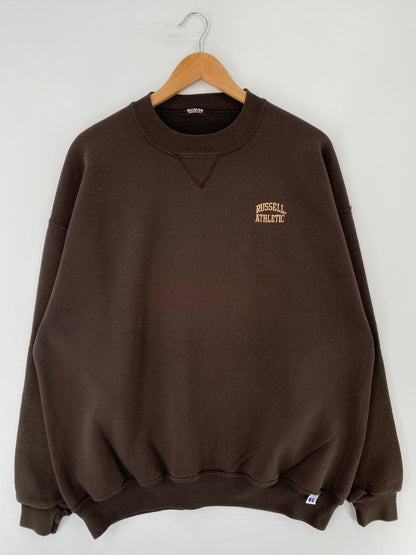 90's RUSSELL ATHLETIC Size No Tag (Approx.XL) Vintage Sweat-Shirt / E8714S