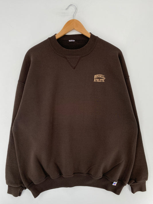 90's RUSSELL ATHLETIC Size No Tag (Approx.XL) Vintage Sweat-Shirt / E8714S