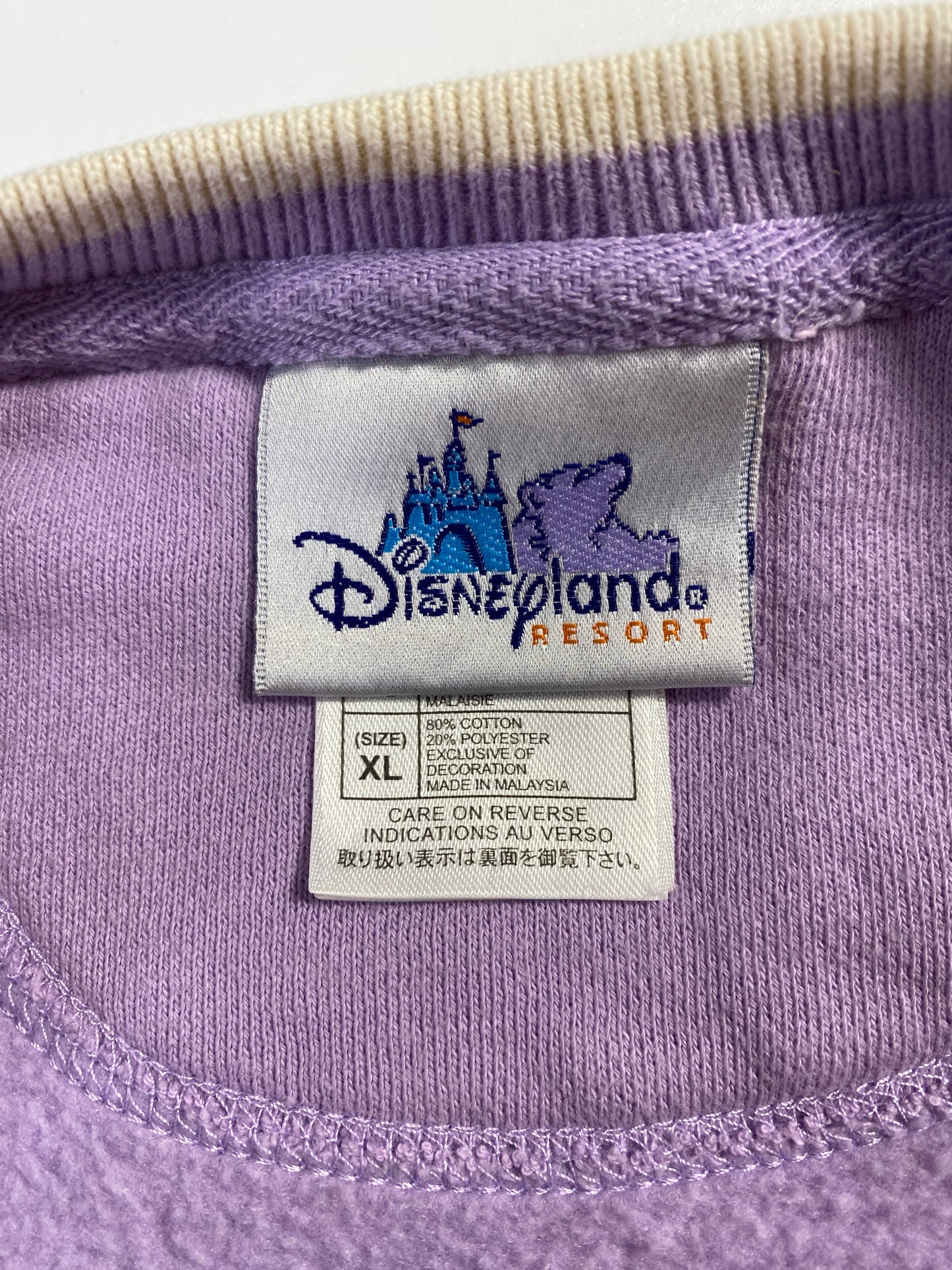 00' DISNEY TINKER BELL Size XL Vintage Sweat-shirt / E8723S