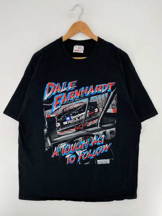 1999 NASCAR DALE EARNHARDT Made in USA Size XL Vintage Racing T-Shirts / G2137T