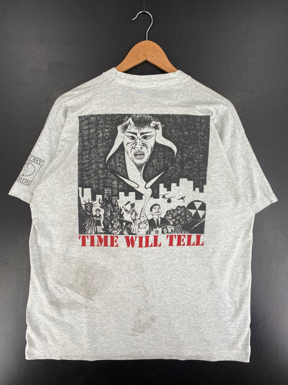 90's Victory Record x CAUSE FOR ALARM Made in USA Size XL Vintage Band T-Shirts / E9544T