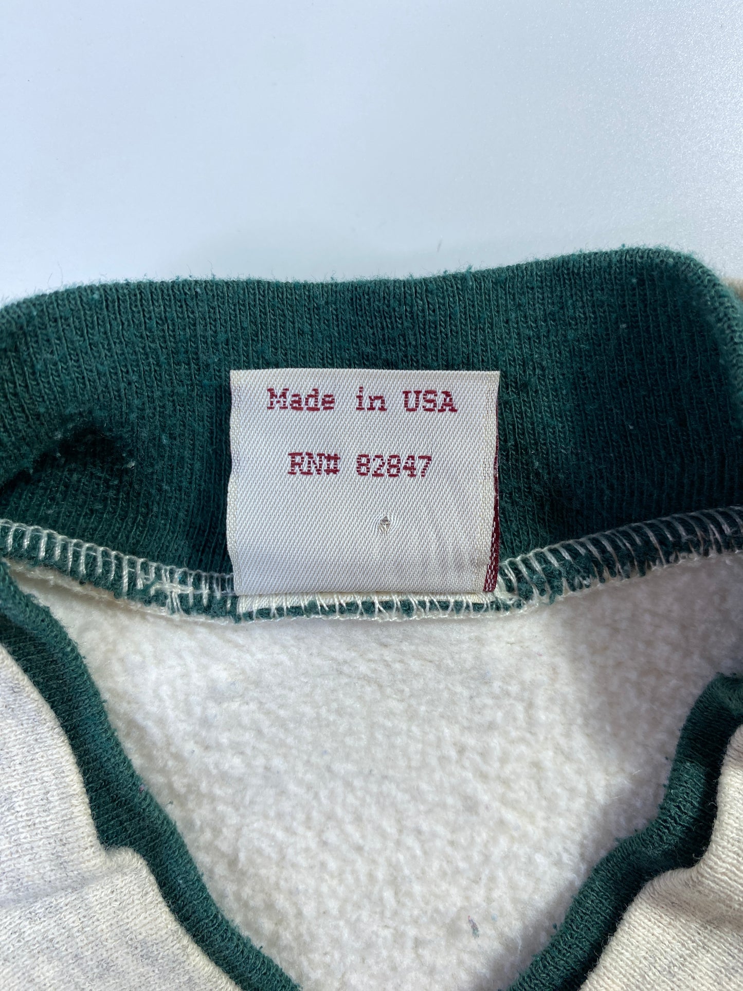 90's GREAT SMOKY MOUNTAINS WOLF Made in USA Size L Vintage Animal Sweat-shirt / E8827S