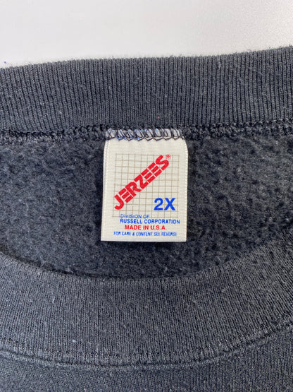 90's BUCK EMBROIDERY DEER Made in USA Size XXL Vintage Animal Sweat-shirt / F5424S