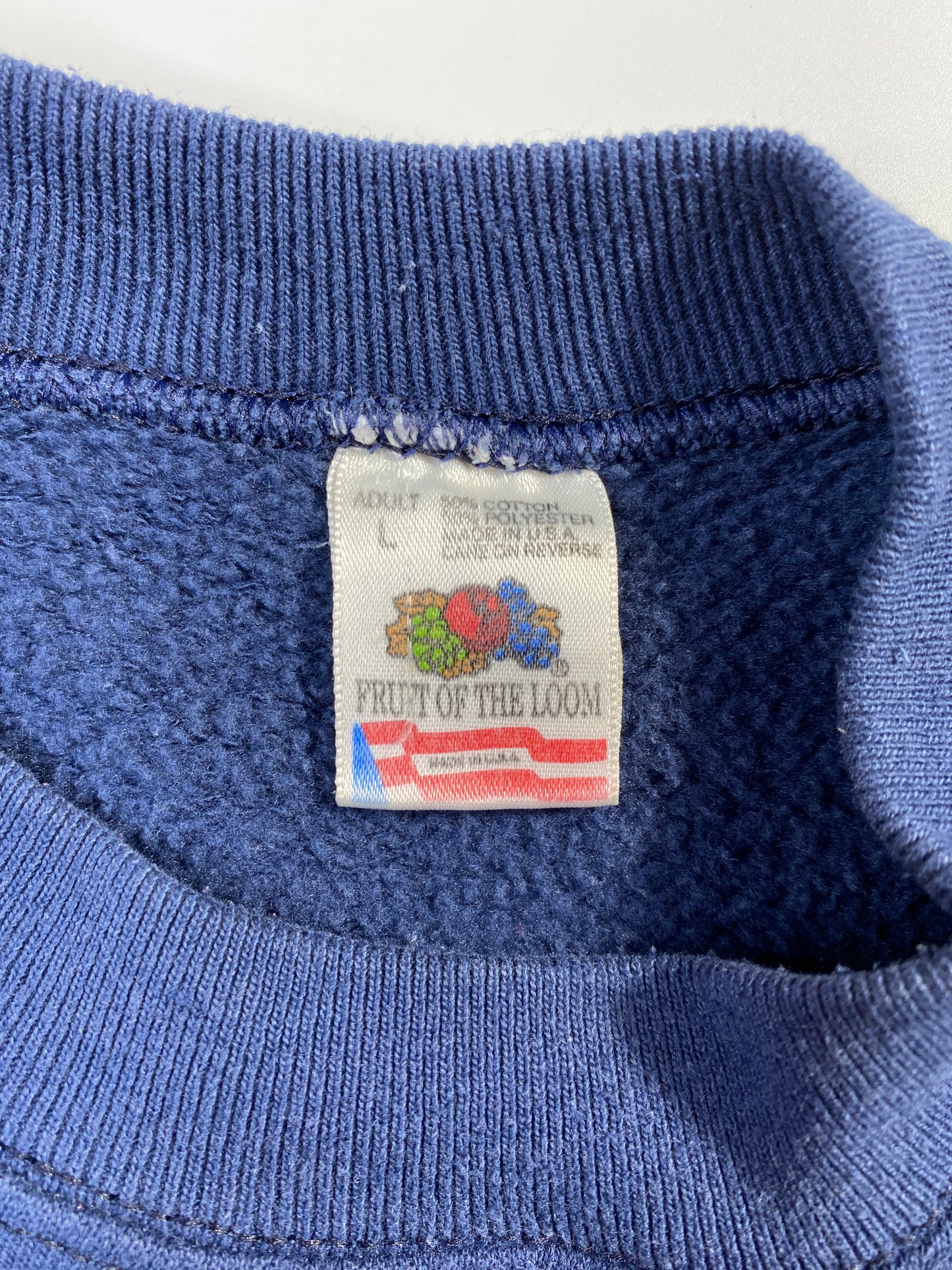 90's PENNSYLVANIA BUCK HUNTER WHITETAIL DEER Made in USA Size L Vintage Animal Sweat-shirt / E8829S