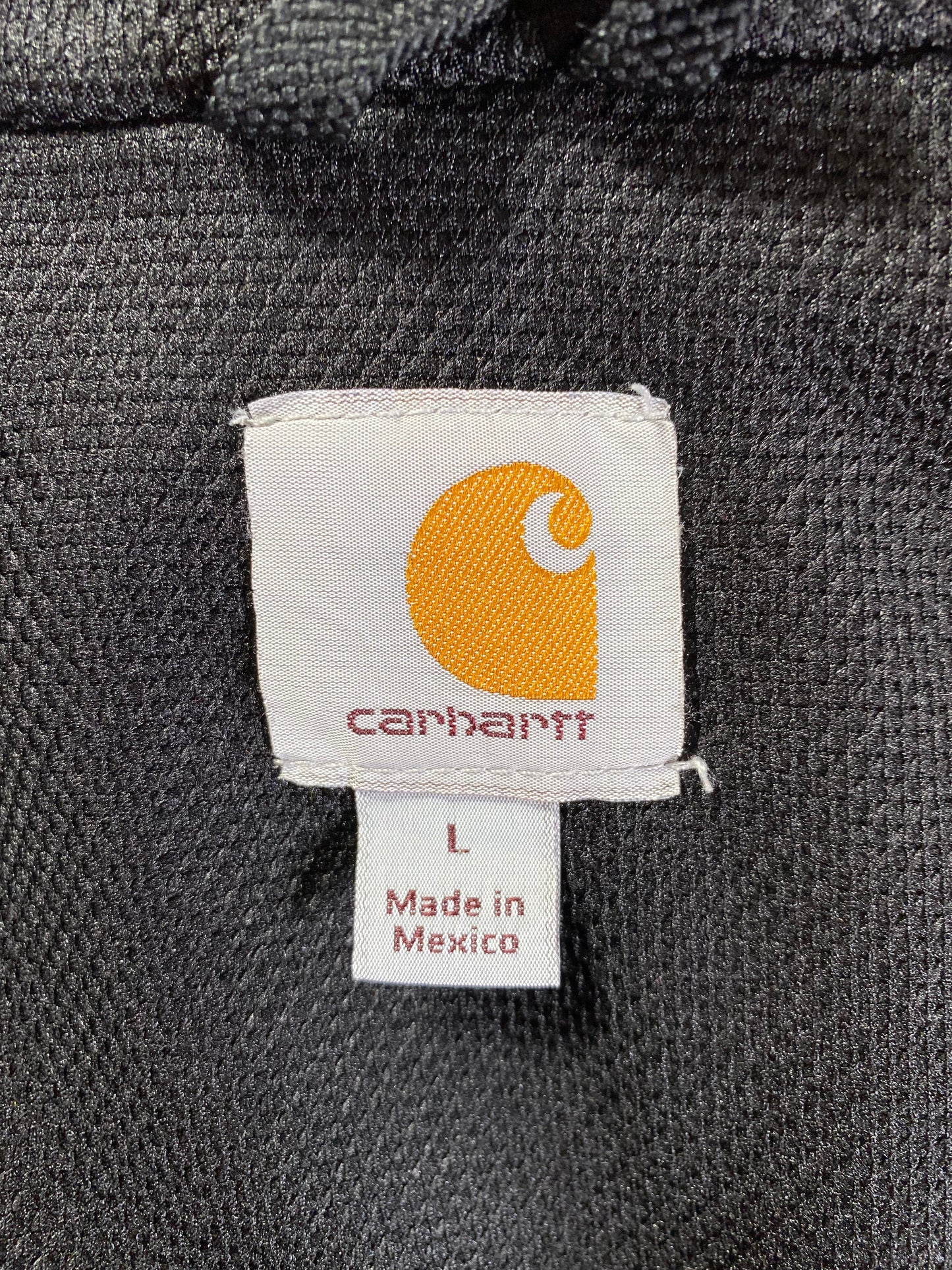 Vintage CARHARTT Size L Double faced Zip-up Hoodie Sweat-Shirt  / F8162S