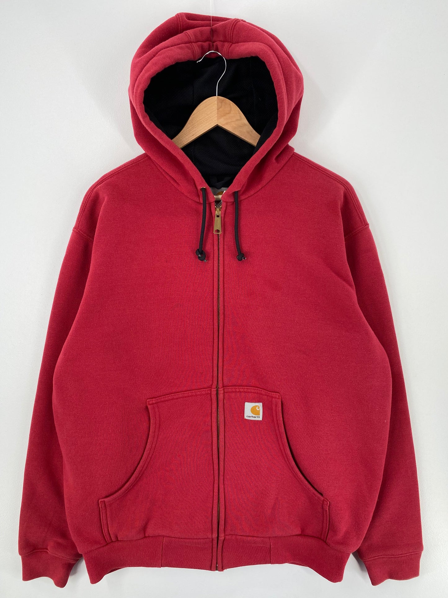 90's CARHARTT Size M Vintage Double faced Zip-up Hoodie Sweat-Shirt  / F2255S