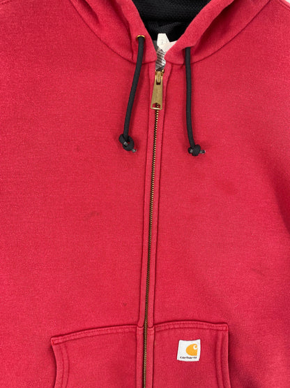 90's CARHARTT Size M Vintage Double faced Zip-up Hoodie Sweat-Shirt  / F2255S