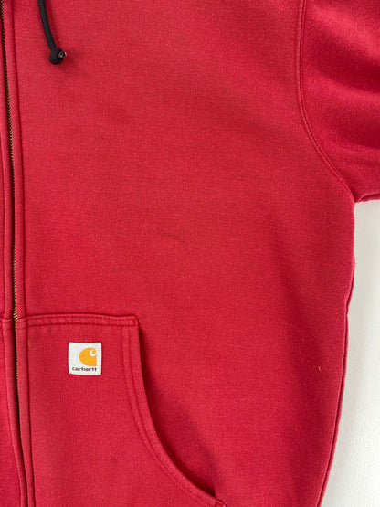 90's CARHARTT Size M Vintage Double faced Zip-up Hoodie Sweat-Shirt  / F2255S