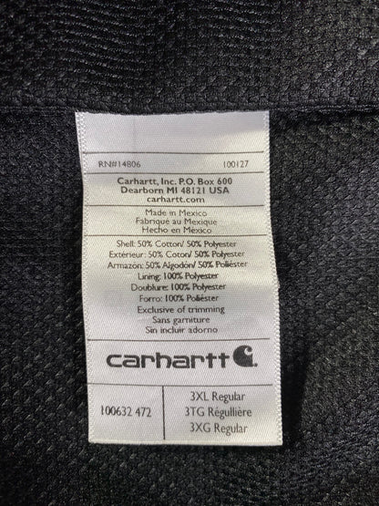 Vintage CARHARTT Size XXXL Double faced Zip-up Hoodie Sweat-Shirt  / F5306S