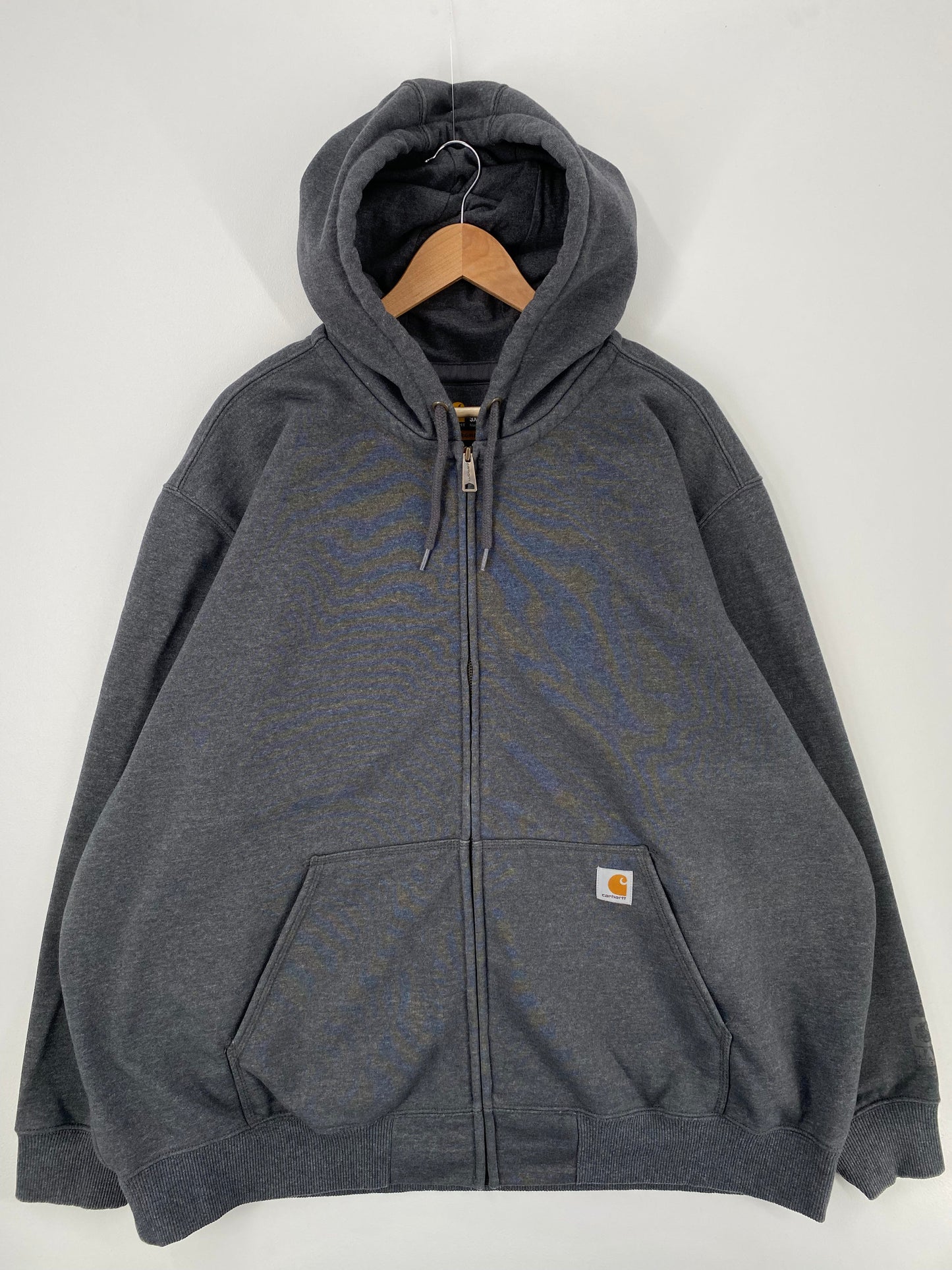 Vintage CARHARTT Size XXXL Zip-up Hoodie Sweat-Shirt  / F6145S