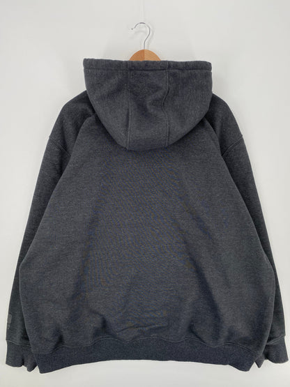 Vintage CARHARTT Size XXXL Zip-up Hoodie Sweat-Shirt  / F6145S
