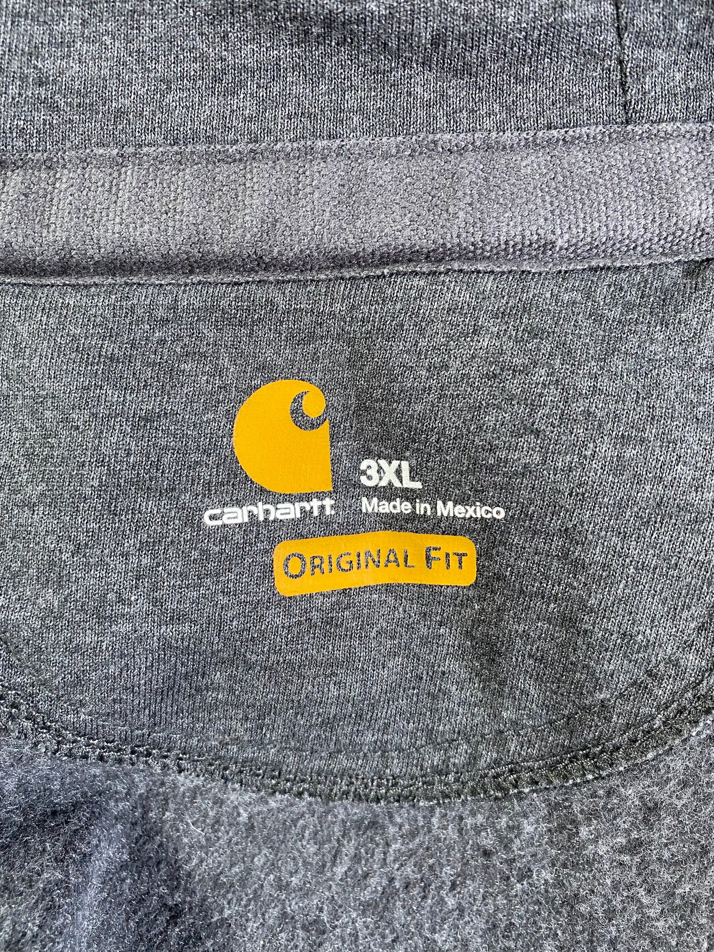 Vintage CARHARTT Size XXXL Zip-up Hoodie Sweat-Shirt  / F6145S