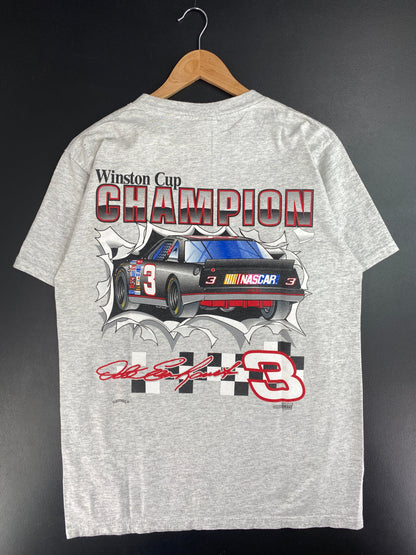 90’s NASCAR DALE EARNHARDT Made in USA Size L Racing T-Shirt / G769S