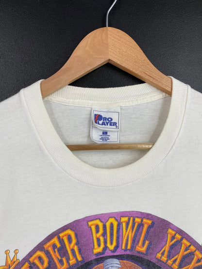 1997 SUPER BOWL Made in USA Size XL Vintage NFL T-shirt / F1882T