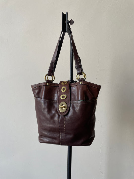 Vintage COACH Cowhide Bag / A0410BG