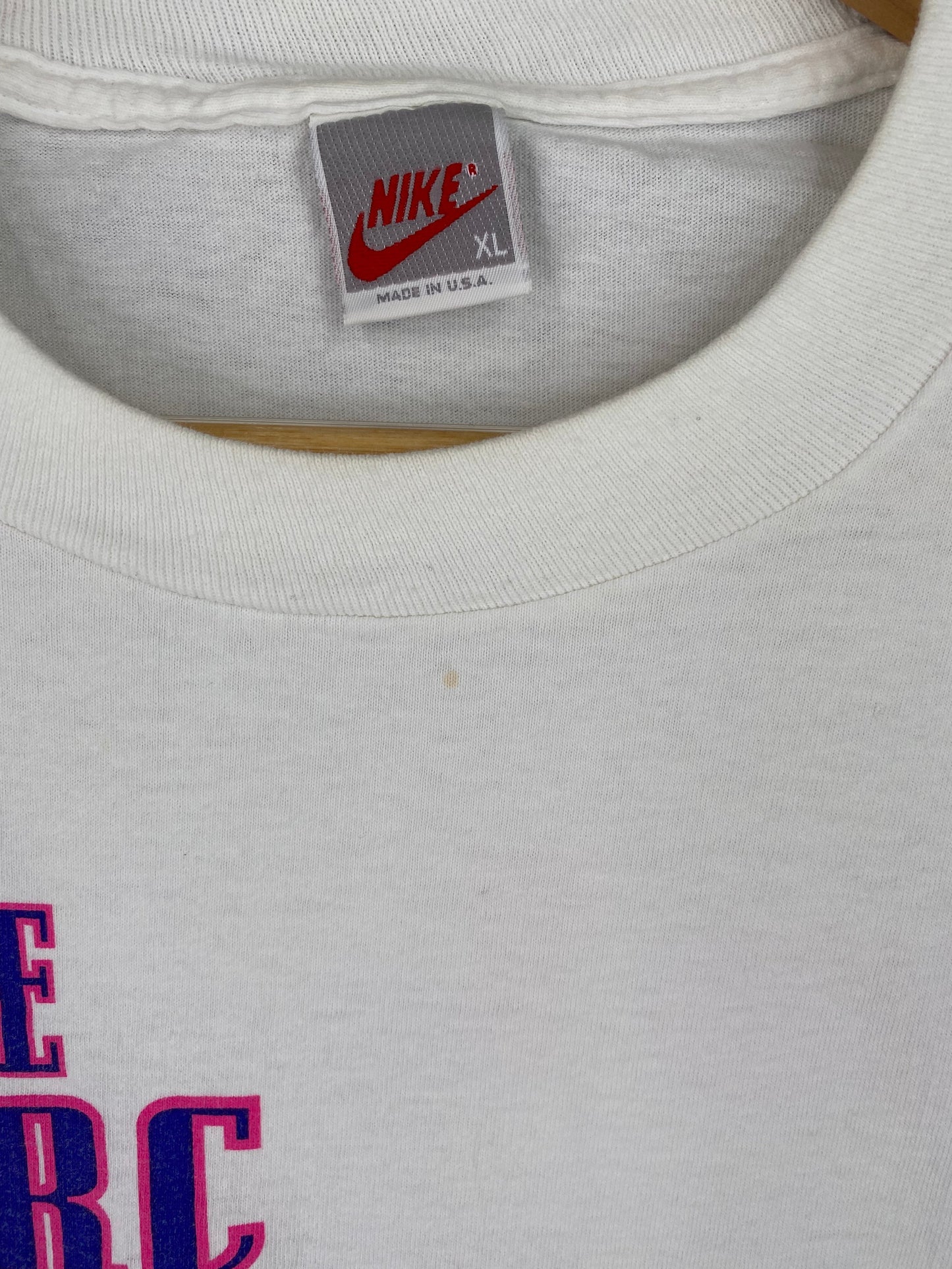 90's NIKE THE MARC BUONICONTI FUND Silver Tag Made in USA Size XL Vintage T-Shirt / G923T