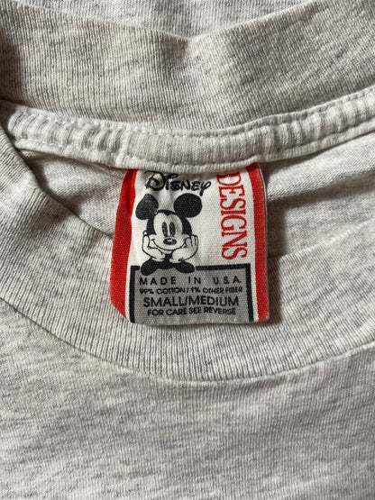 .90's DISNEY MICKEY Made in USA Size S/M Vintage T-shirt / E9316T