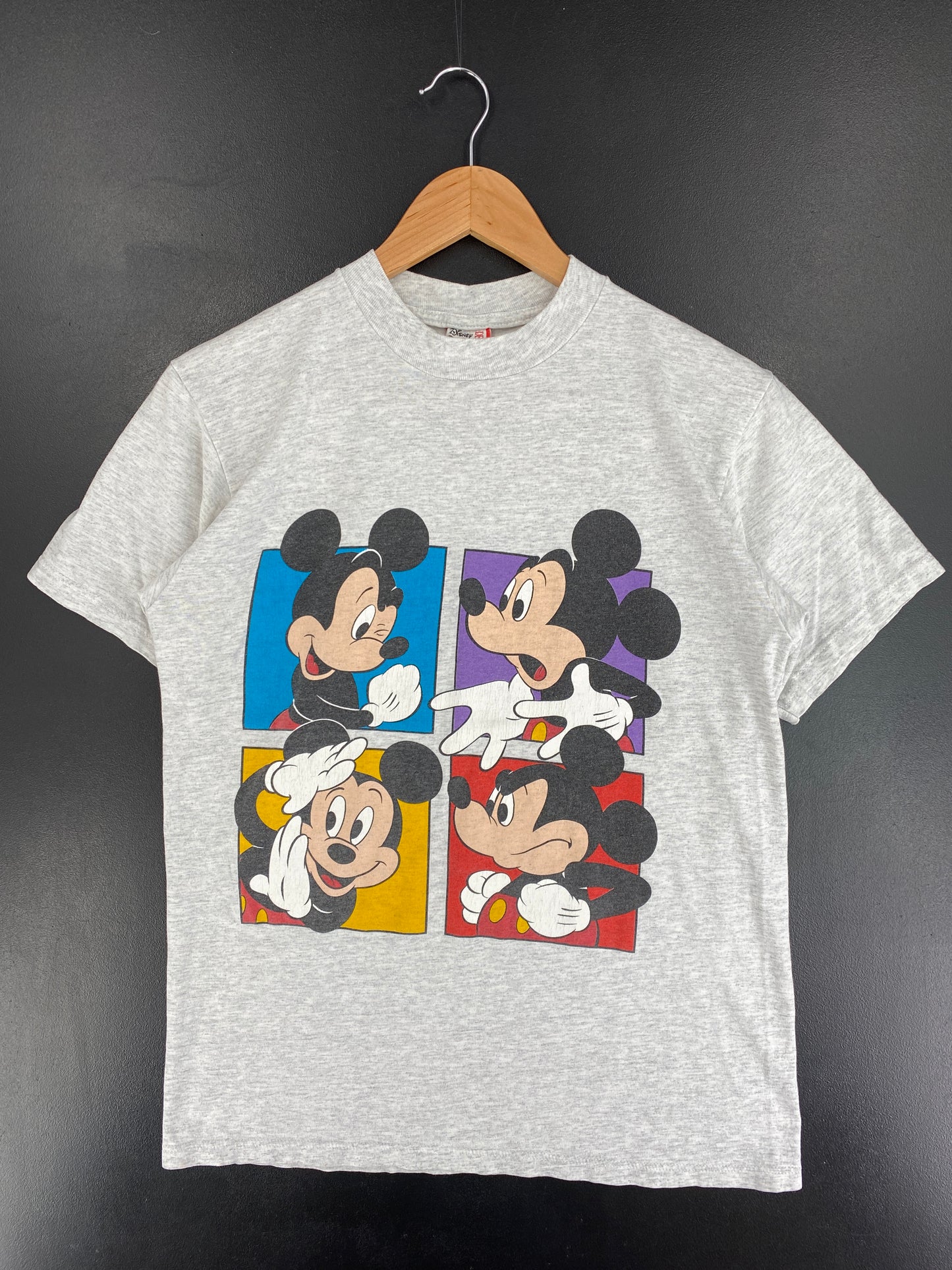 .90's DISNEY MICKEY Made in USA Size S/M Vintage T-shirt / E9316T