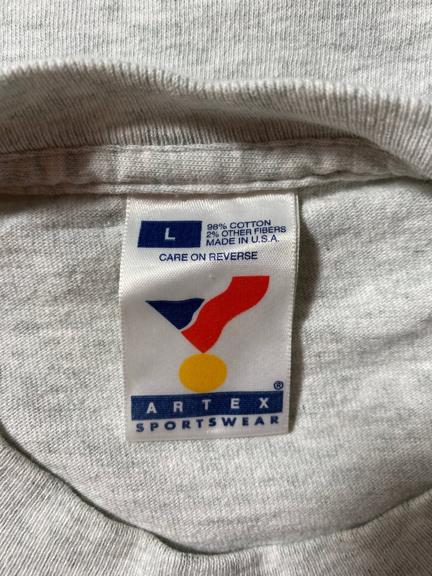 1996 LOONEY TUNES X PANTHERS Made in USA Size L Vintage NFL T-Shirt / G1981T
