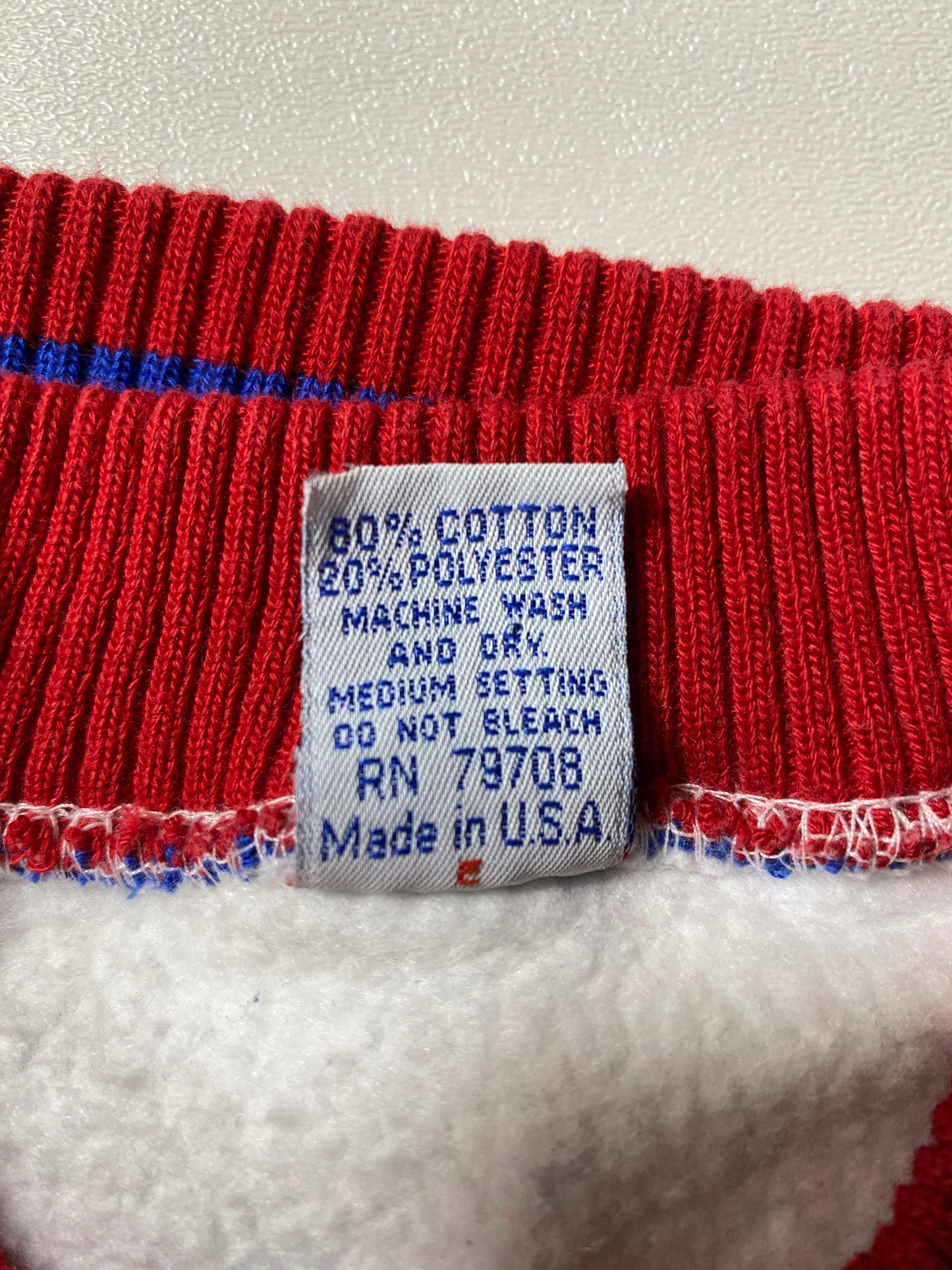 90's NEW YORK RANGERS Made in USA Size L Vintage NHL Sweat-shirt / E9333S