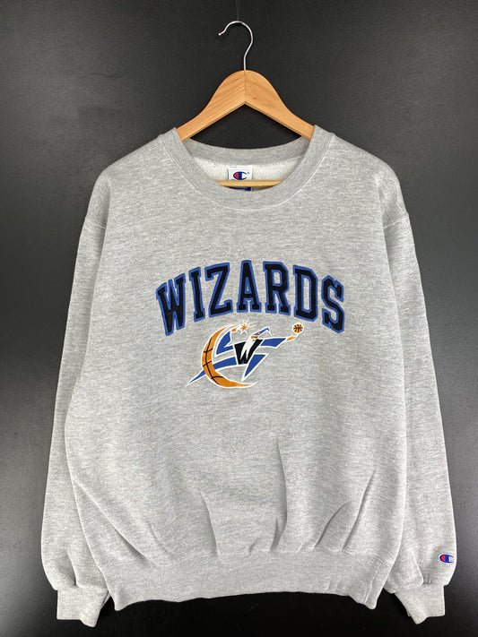 90's CHAMPION WIZARD Size XL Vintage NBA Sweat-shirt / E9334S