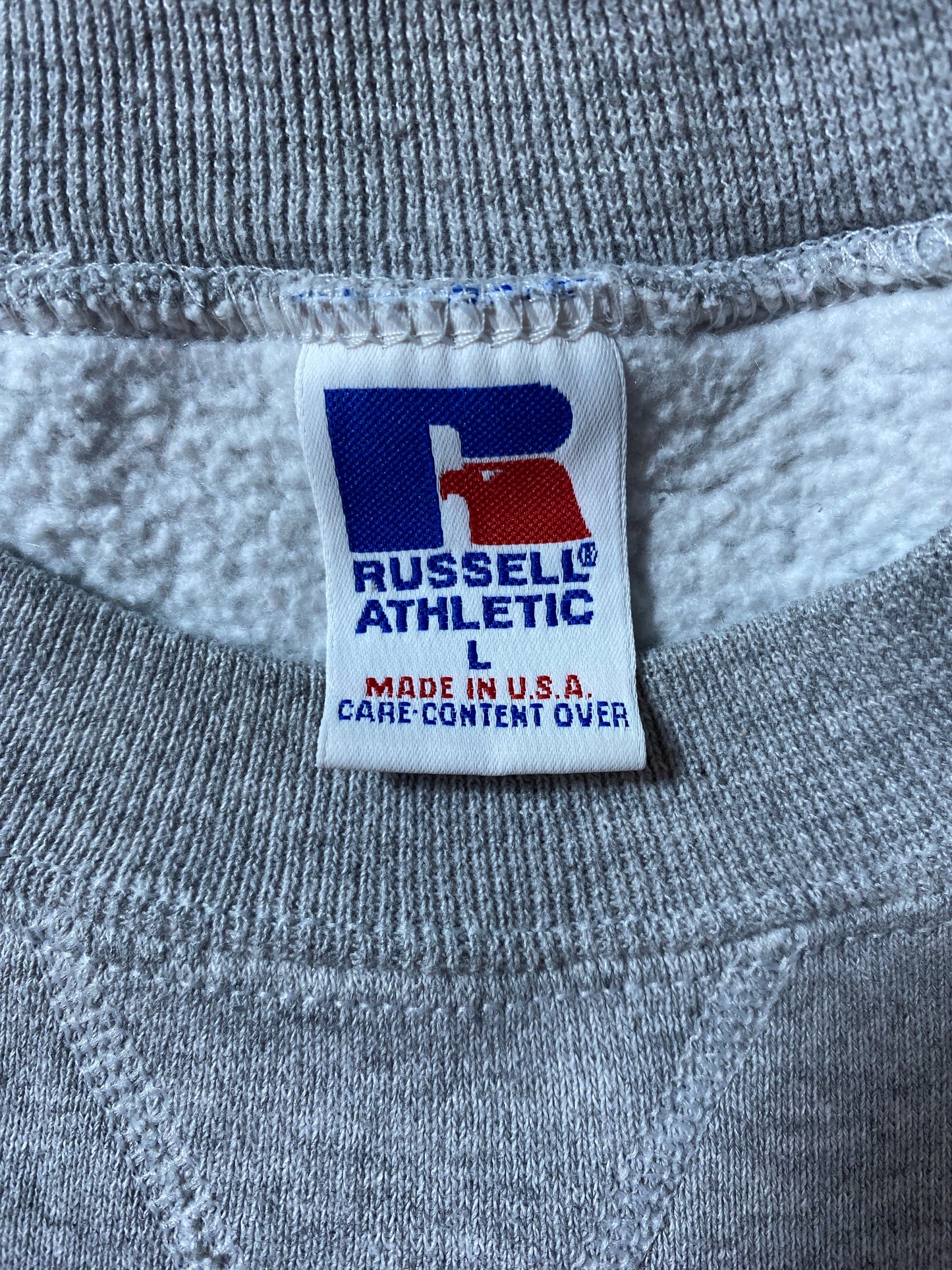 90's RUSSELL x COWBOYS Made in USA Size L Vintage NFL Sweat-shirt / F5542S