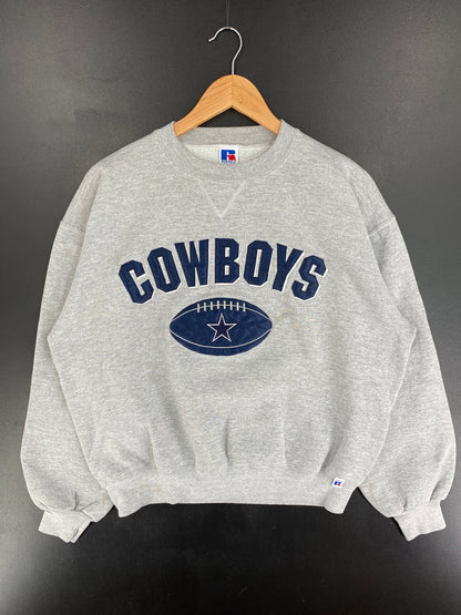 90's RUSSELL x COWBOYS Made in USA Size L Vintage NFL Sweat-shirt / F5542S