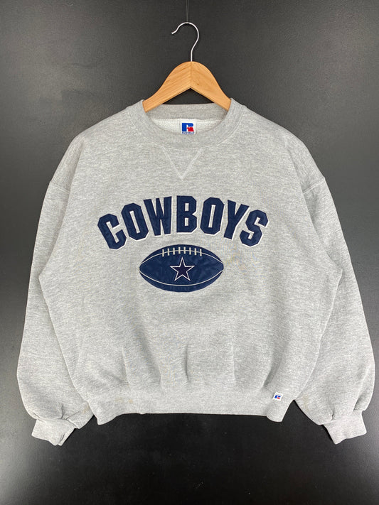 90's RUSSELL x COWBOYS Made in USA Size L Vintage NFL Sweat-shirt / F5542S