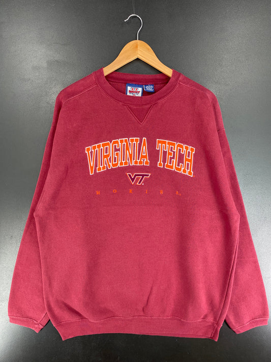 Vintage VIRGINIA TECH Size L College Sweat shirt / F5455S