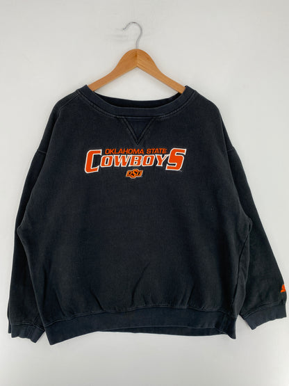 Vintage STARTER x OKLAHOMA STATE COWBOYS Size XXL College Sweat shirt / E9341S