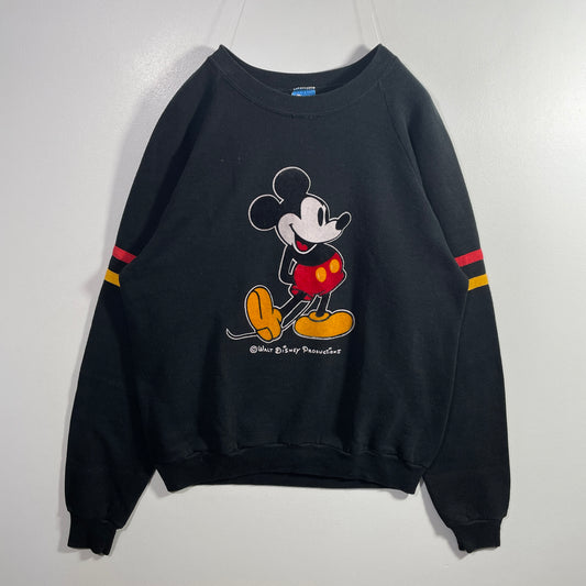 (L) 80’s DISNEY MICKEY Sweat-shirt / A0464S
