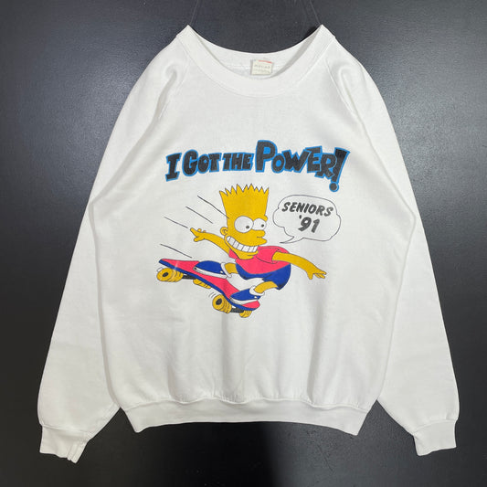 (XL) 1991 THE SIMPSONS BART Sweat-shirt / A0494S