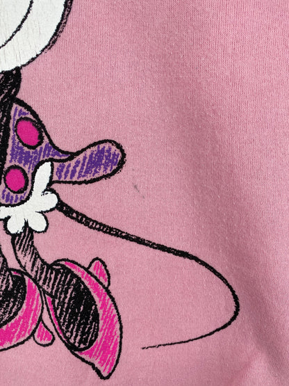 80’s DISNEY MINNIE MOUSE Made in USA Size L Vintage Sweat-Shirt / F2705S