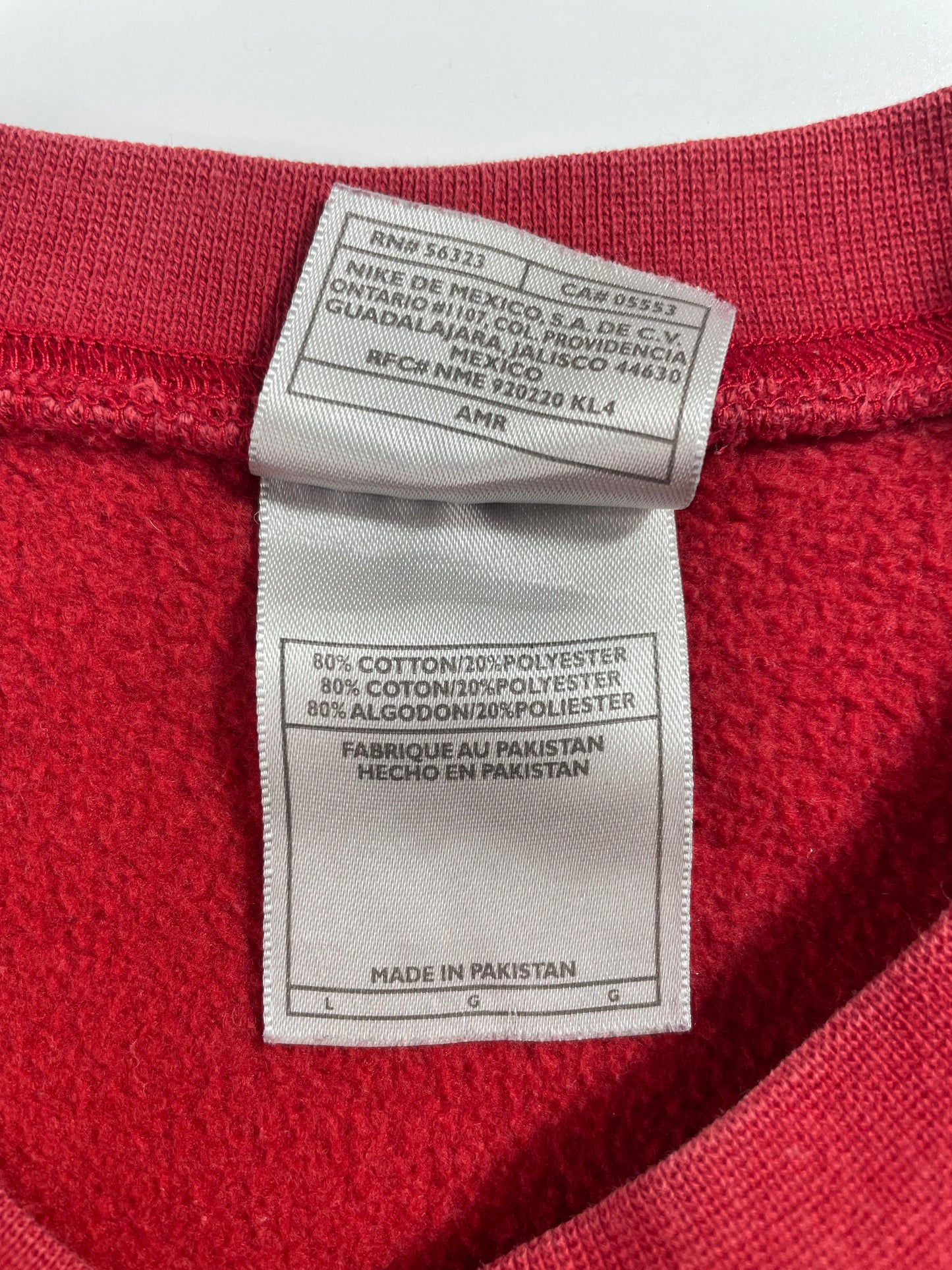 .00' NIKE Size L Vintage Sweat-Shirt / F4772S